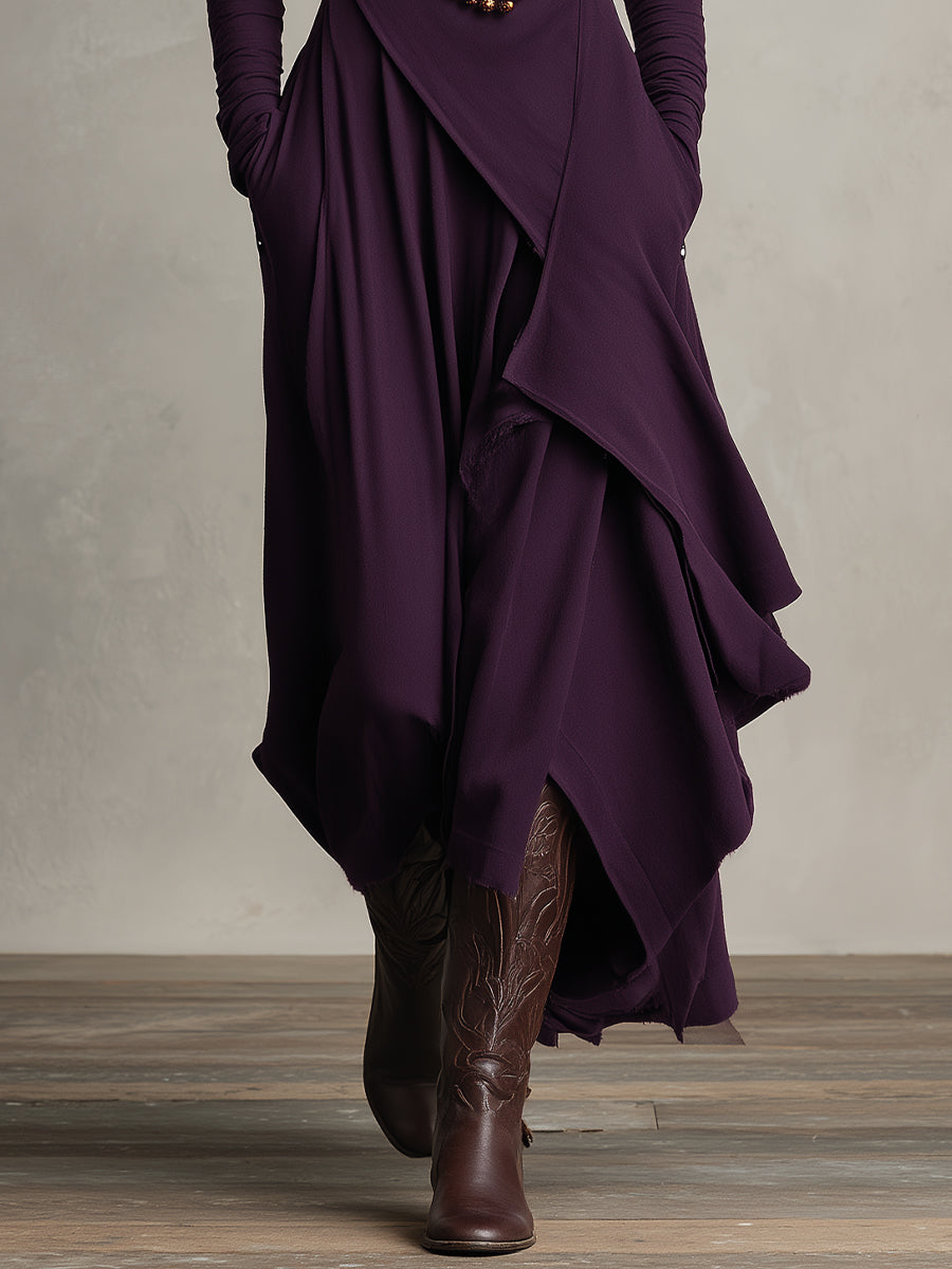 Lunori™ | Robe Maxi Tricot Natalia