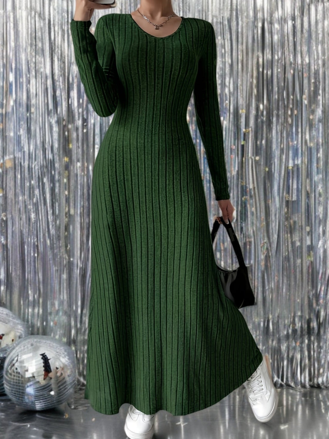 Serina | Robe à Manches Longues