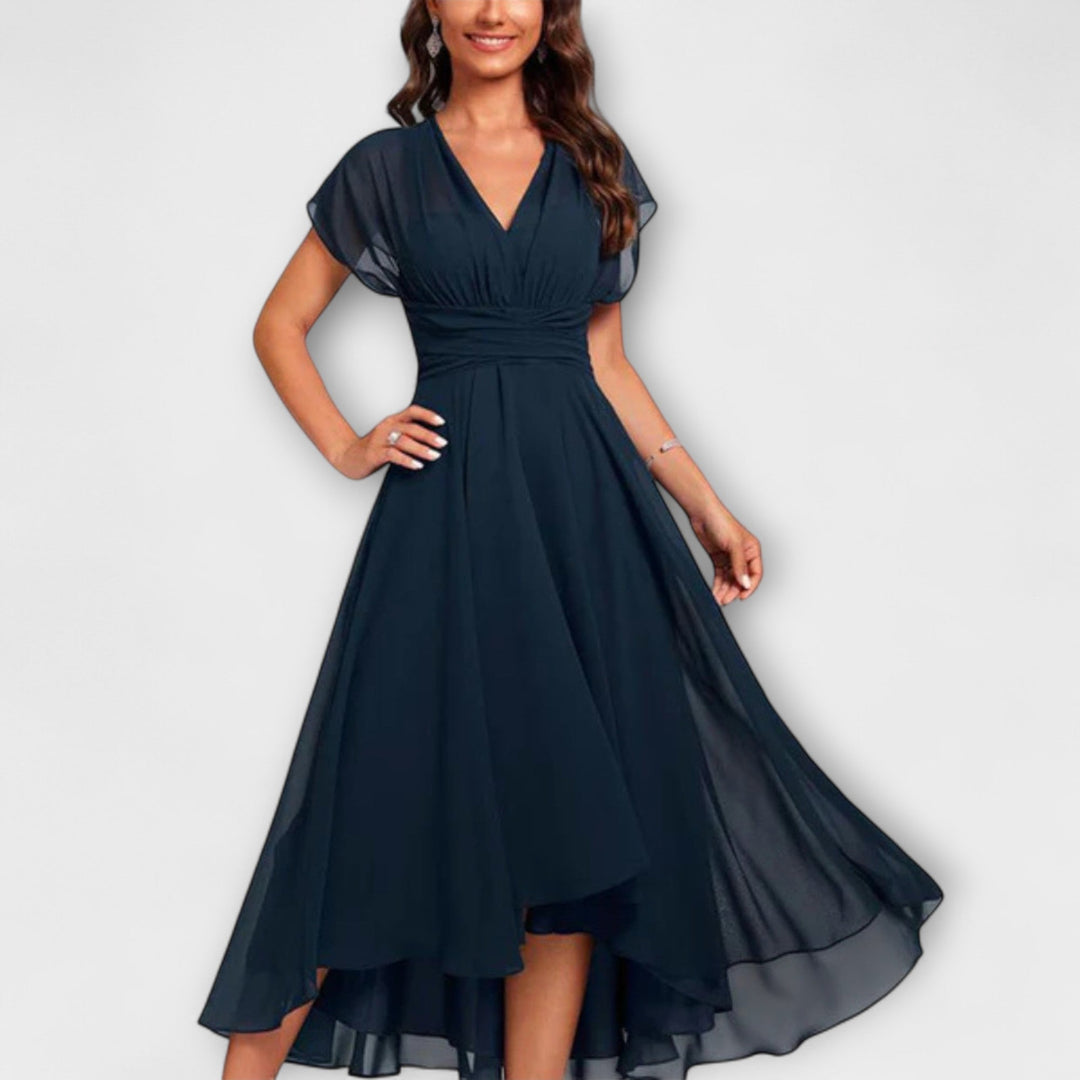 Christina - Robe A-ligne à Col V