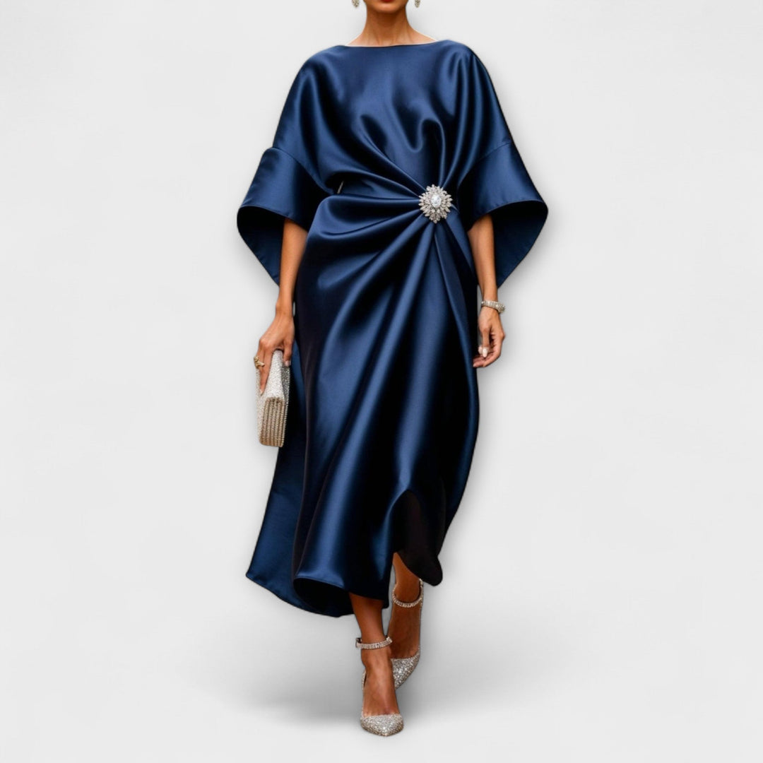 Robe Maxi Satinée Luxe Shimmer