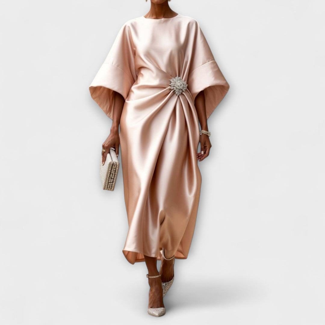 Robe Maxi Satinée Luxe Shimmer