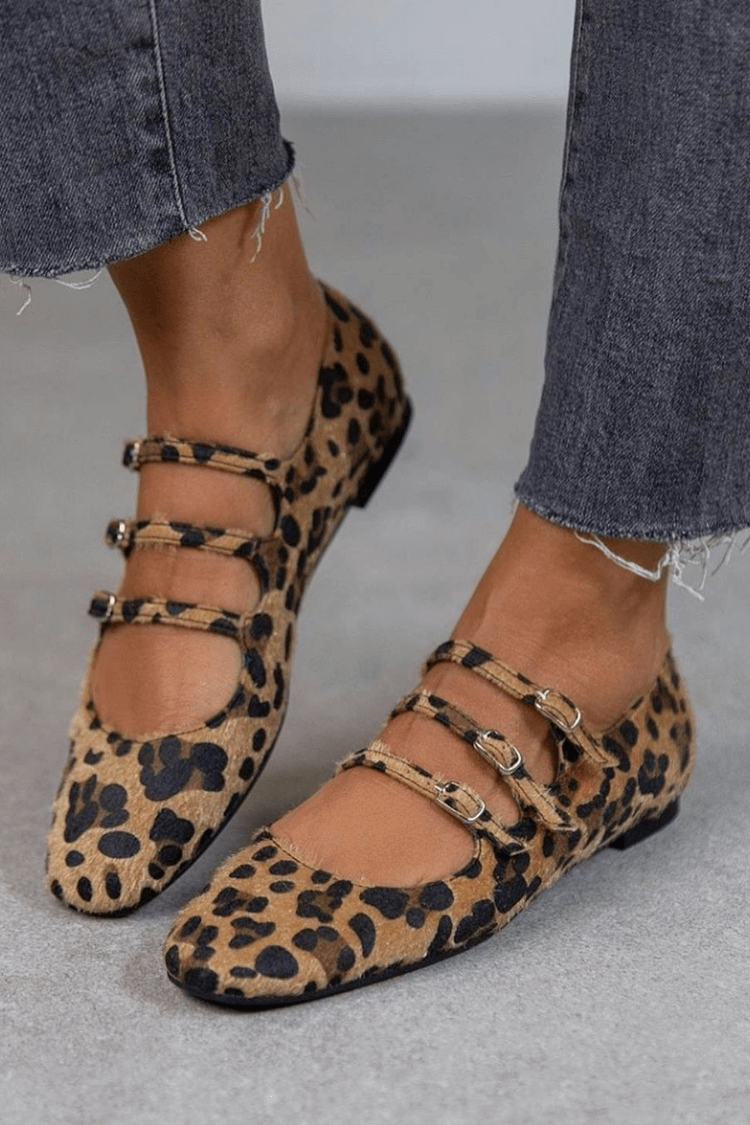 Eden | Ballerines à Boucle Léopard