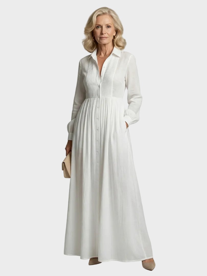 Lioren robe maxi soft flow femme – style fluide confortable – Aveline Lyon