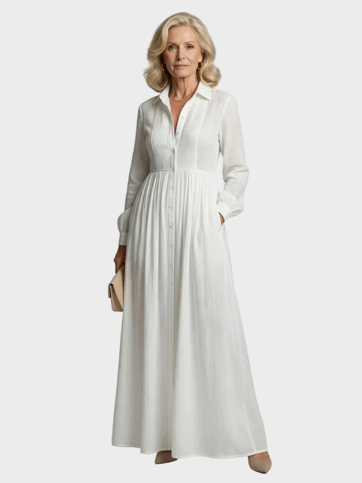 Lioren robe maxi soft flow femme – style fluide confortable – Aveline Lyon