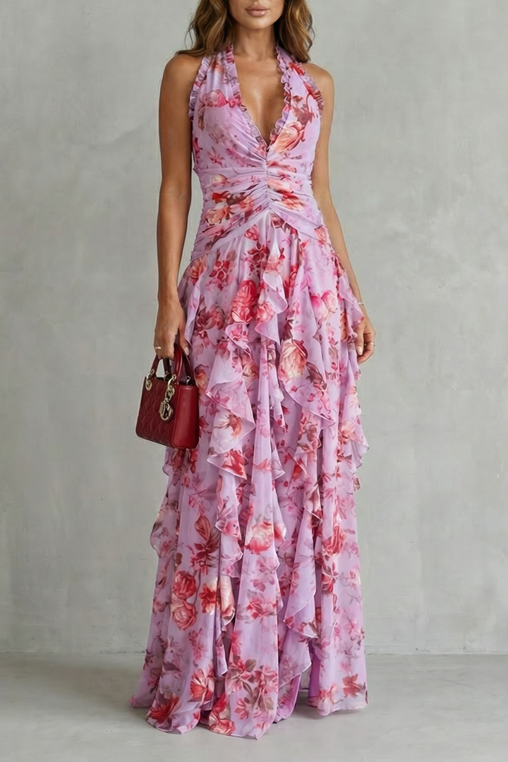 Zoé - Robe Maxi Chic à Col Halter