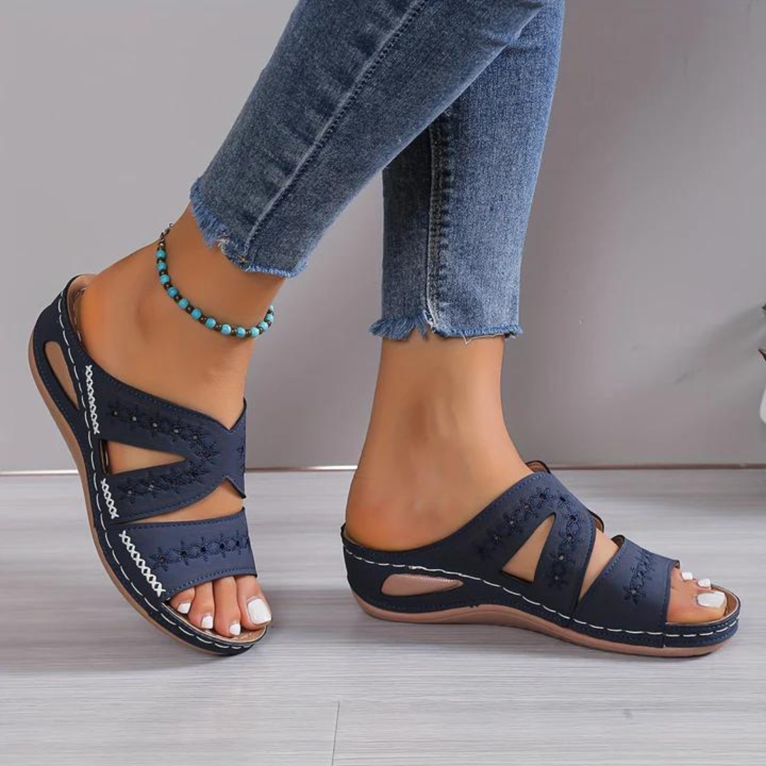 Emma sandales orthopédiques femme – semelle ergonomique et maintien – Aveline Lyon