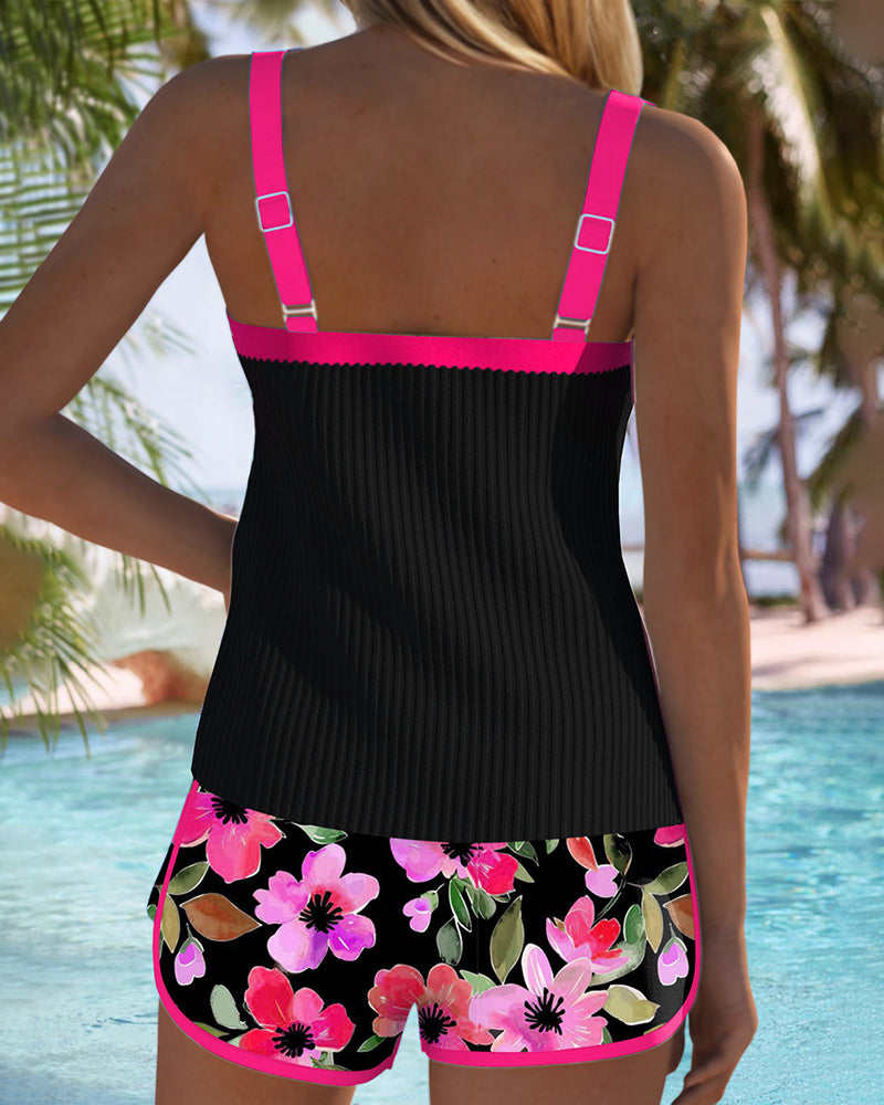 Matilda | Ensemble de Tankini de Plage Deux Pièces
