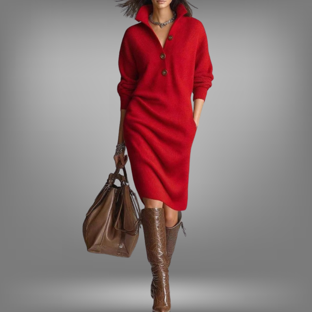 Lunori™ | Robe Tricotée Chaude Jane