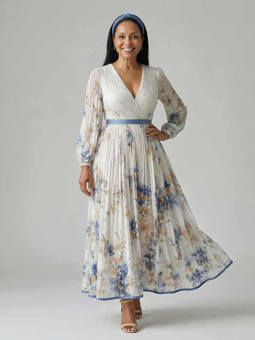 Rielle | Robe Midi Drapée