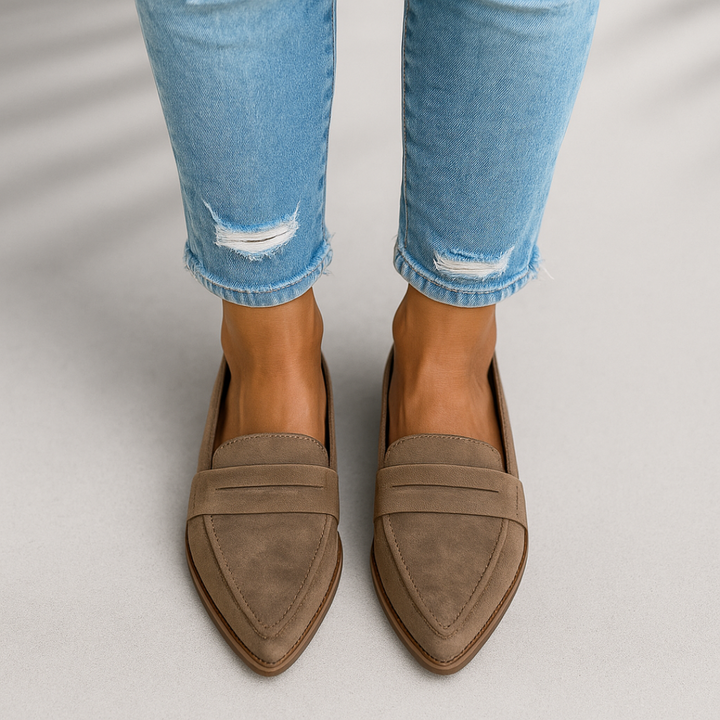 Selena | Mocassins à Bout Rentrant