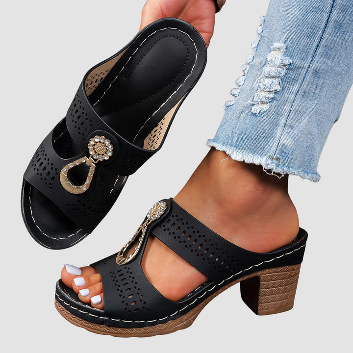 Ruby | Sandales à talons orthopédiques