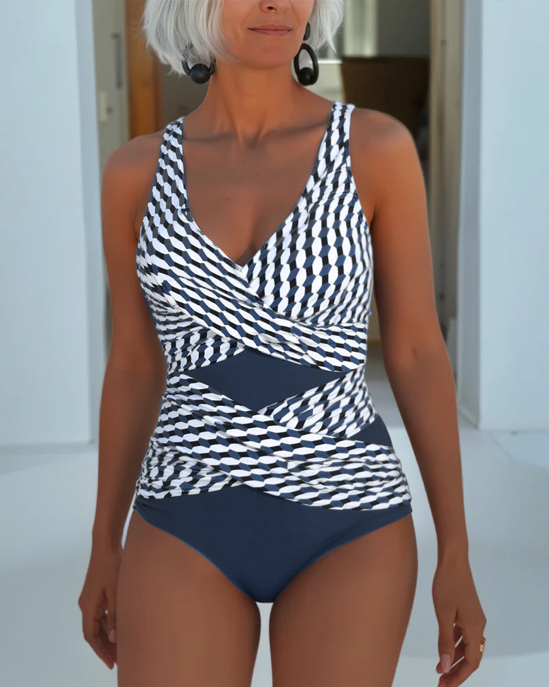 Ashley | Maillot de bain avec design croisé pour vêtements de loisirs en station