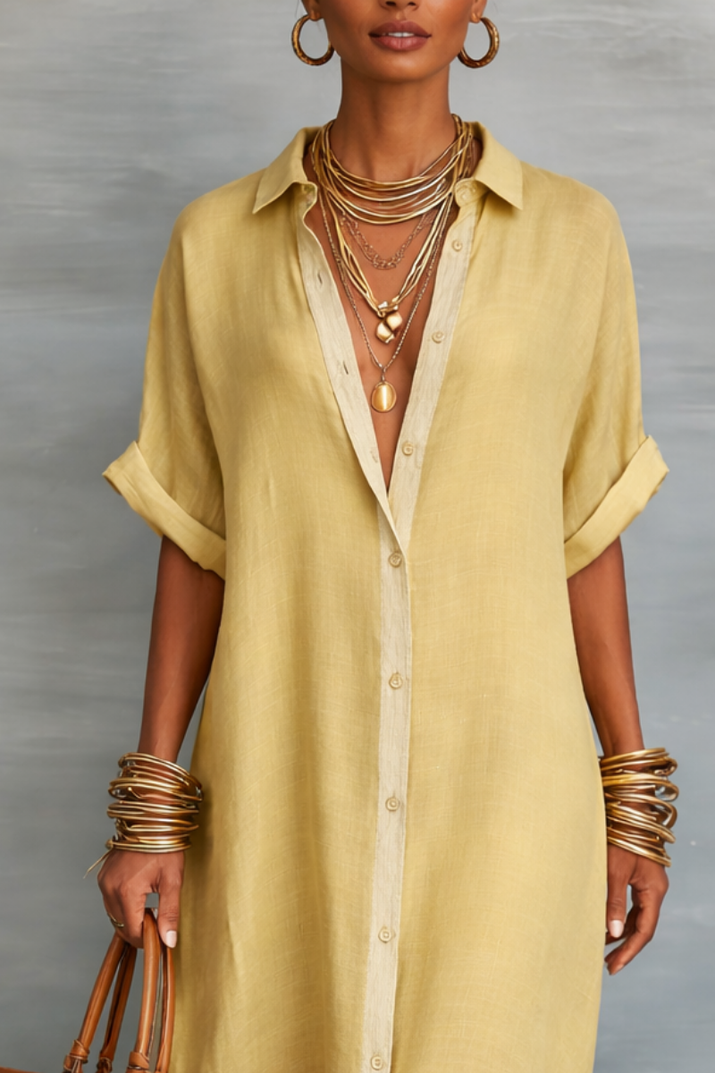 Manelle™ | Robe Maxi avec Ligne Minimaliste