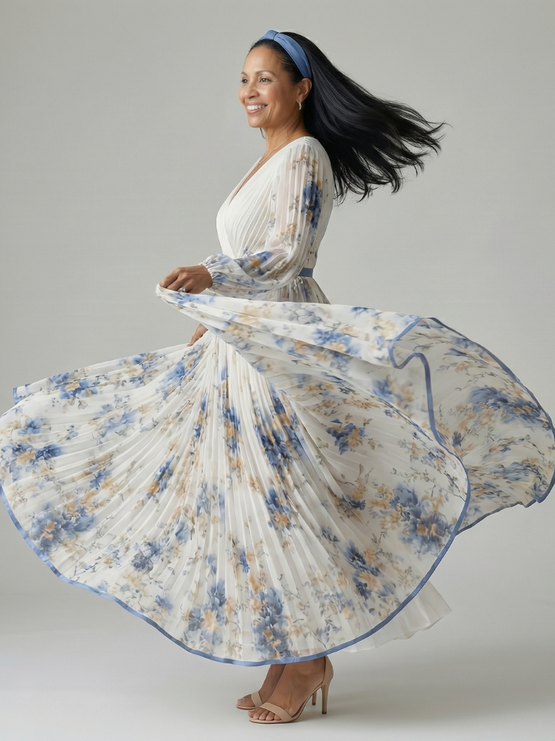 Rielle | Robe Midi Drapée