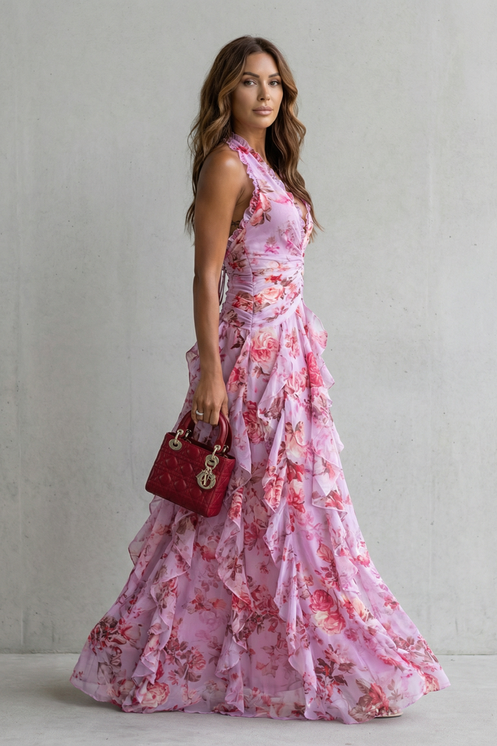 Belladina | Robe Maxi à Dos Nu