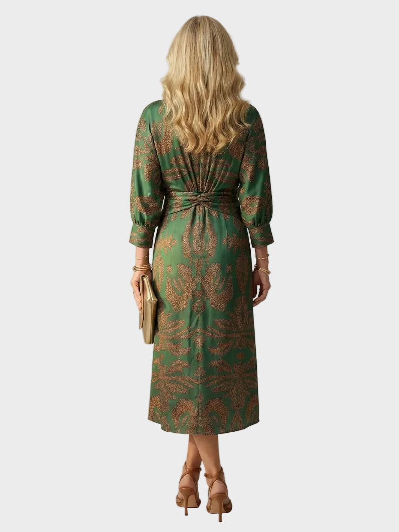 Lune | Robe Midi Wrap Naturelle