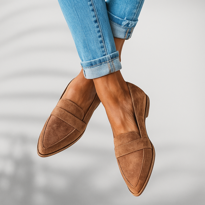 Selena | Mocassins à Bout Rentrant