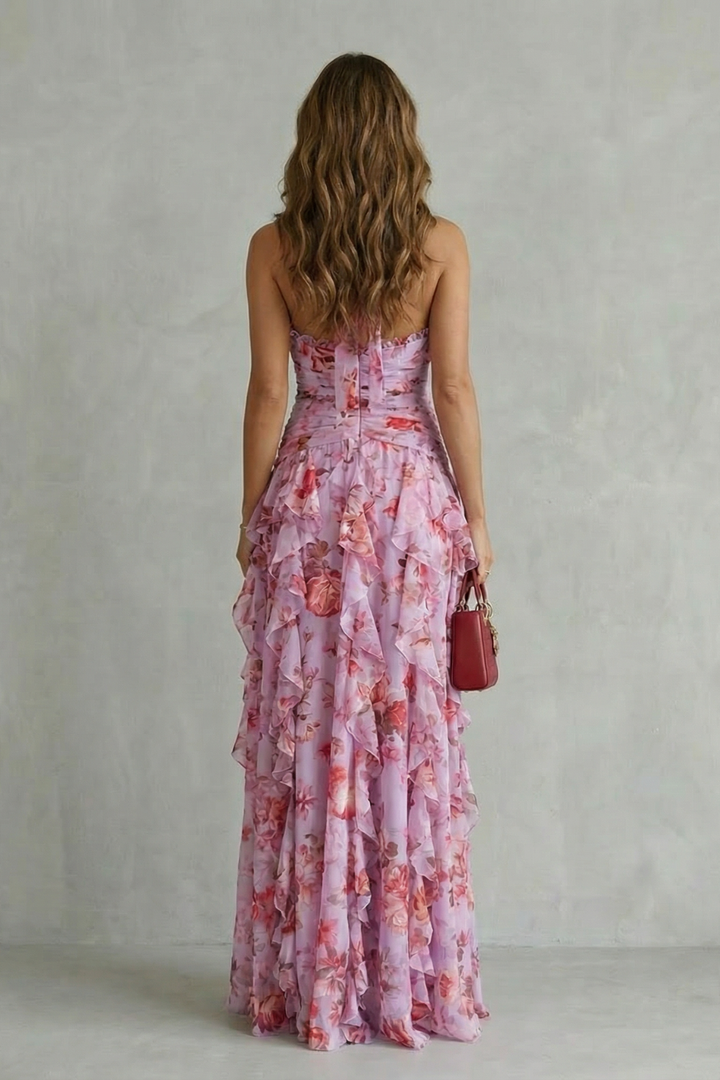 Belladina | Robe Maxi à Dos Nu