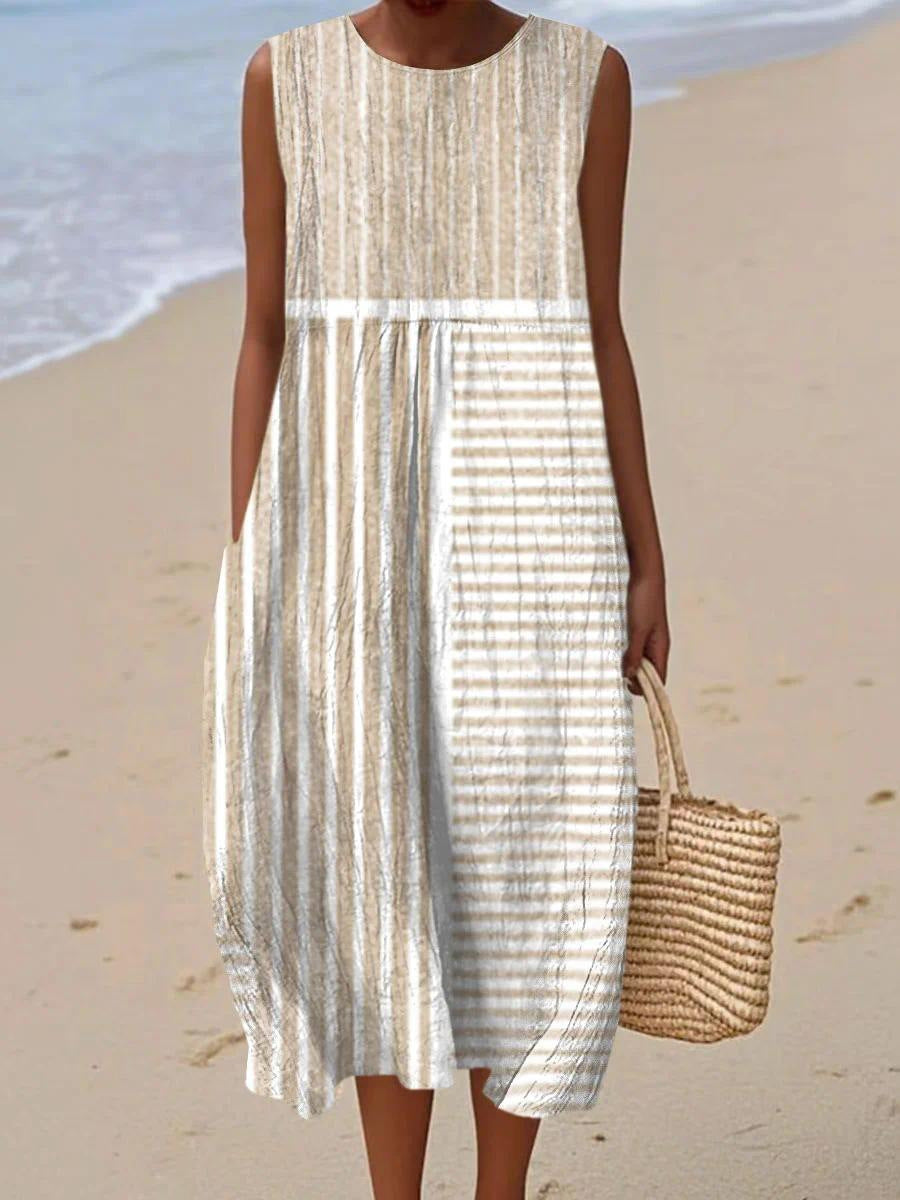 Alix | Robe Midi Tons Sable