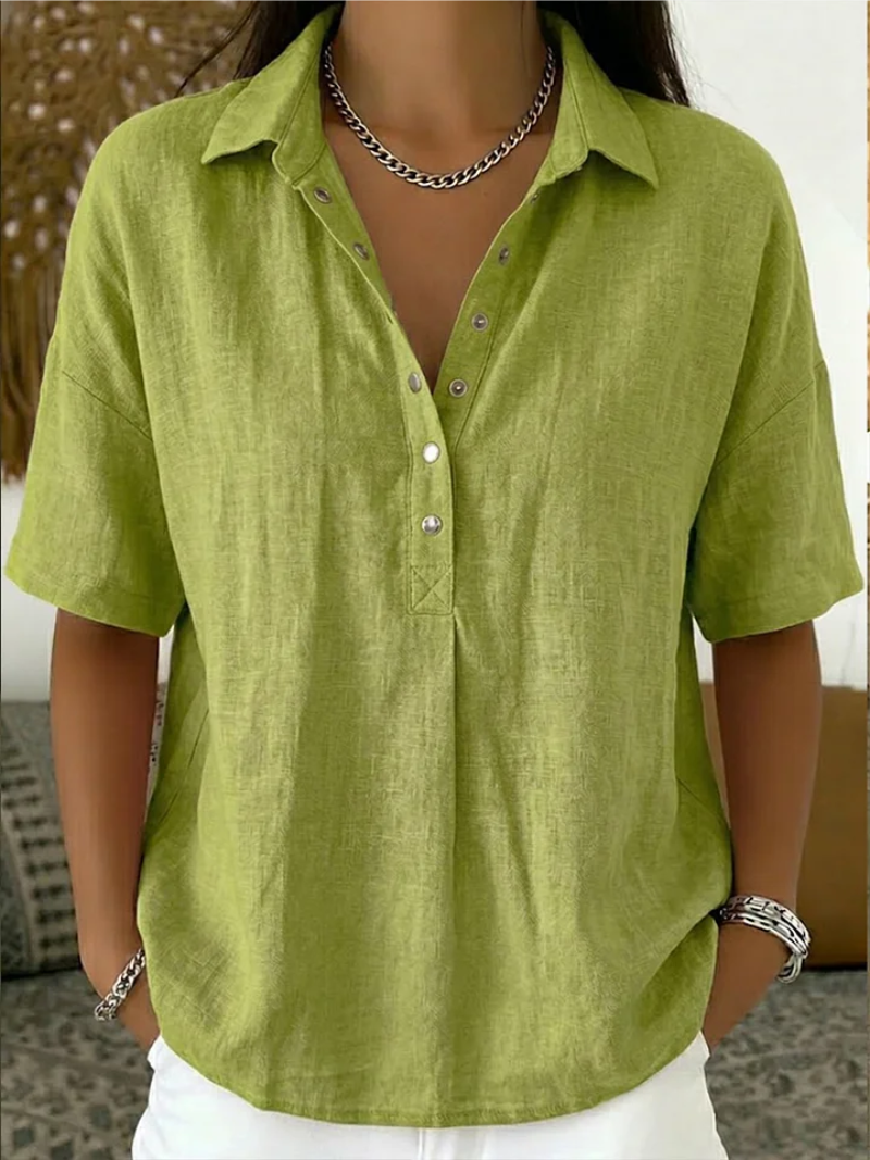 Chloé - Blouse oversize à boutons