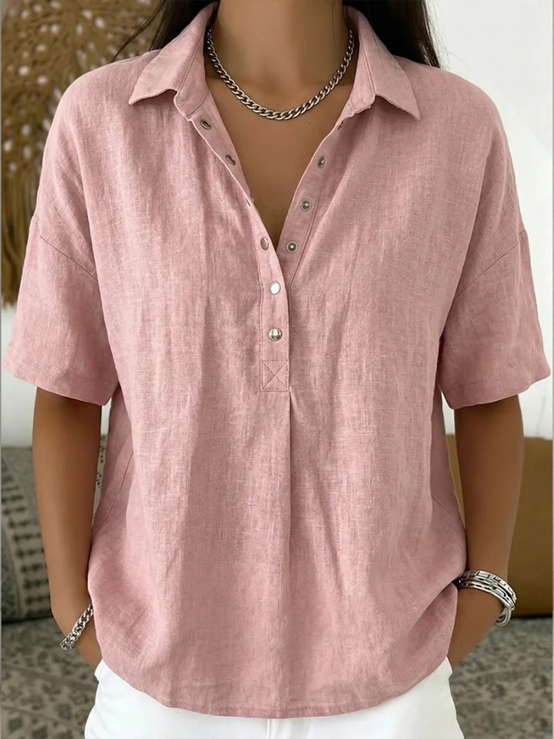 Chloé - Blouse oversize à boutons
