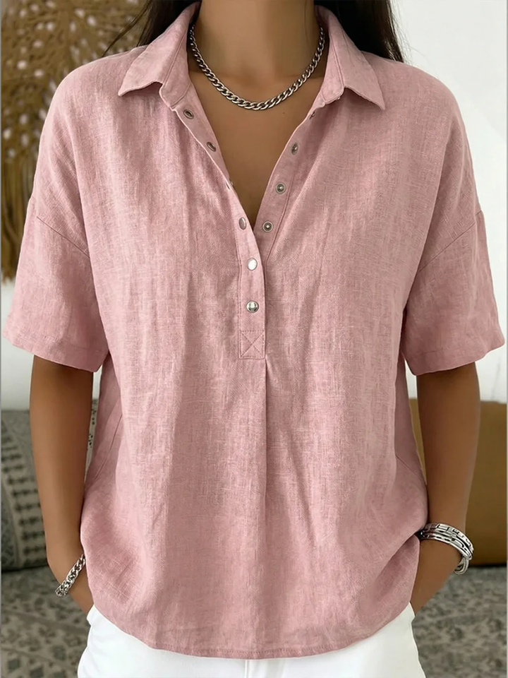 Chloé - Blouse oversize à boutons