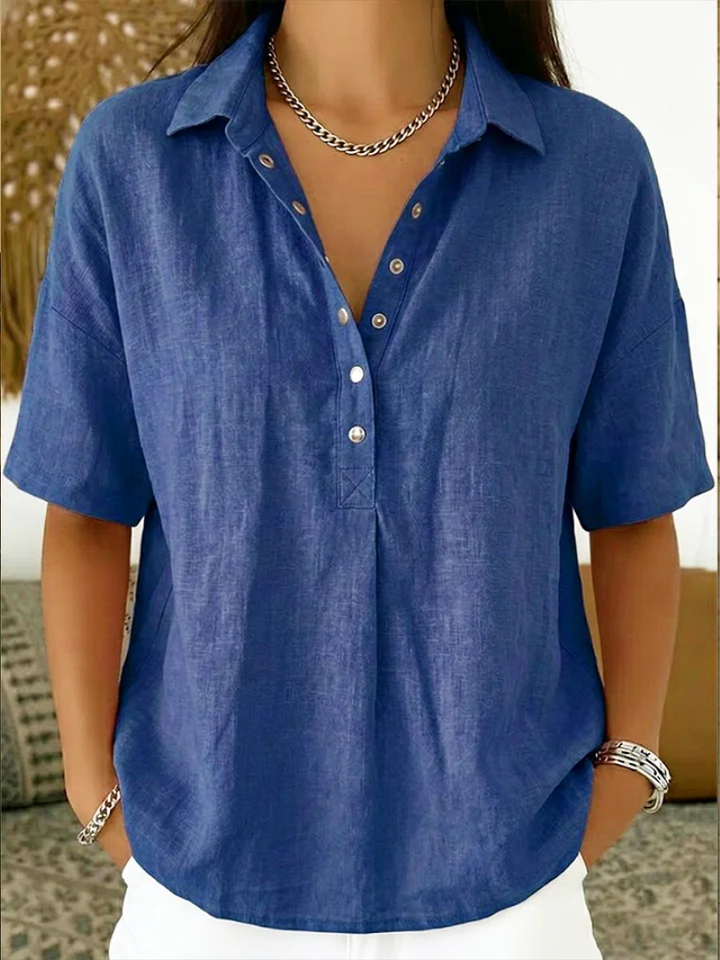 Chloé - Blouse oversize à boutons