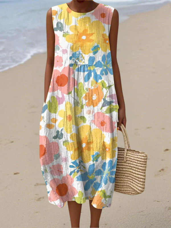 Victoria | Robe Midi Fleurie