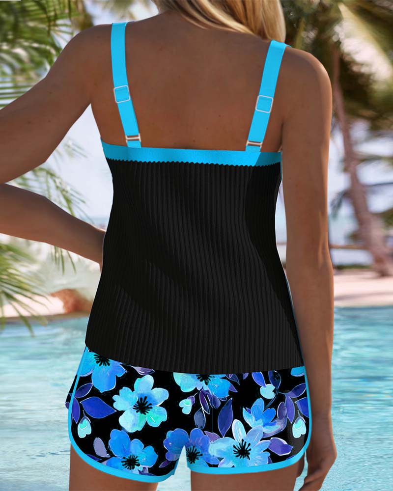Matilda | Ensemble de Tankini de Plage Deux Pièces