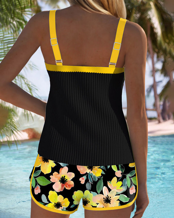 Matilda | Ensemble de Tankini de Plage Deux Pièces