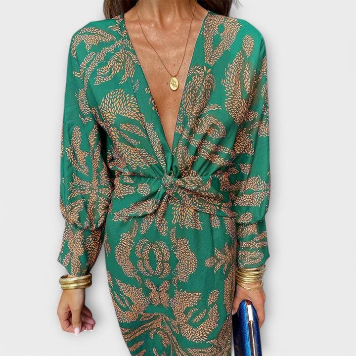 Oriana - Robe Élégante à Manches Longues