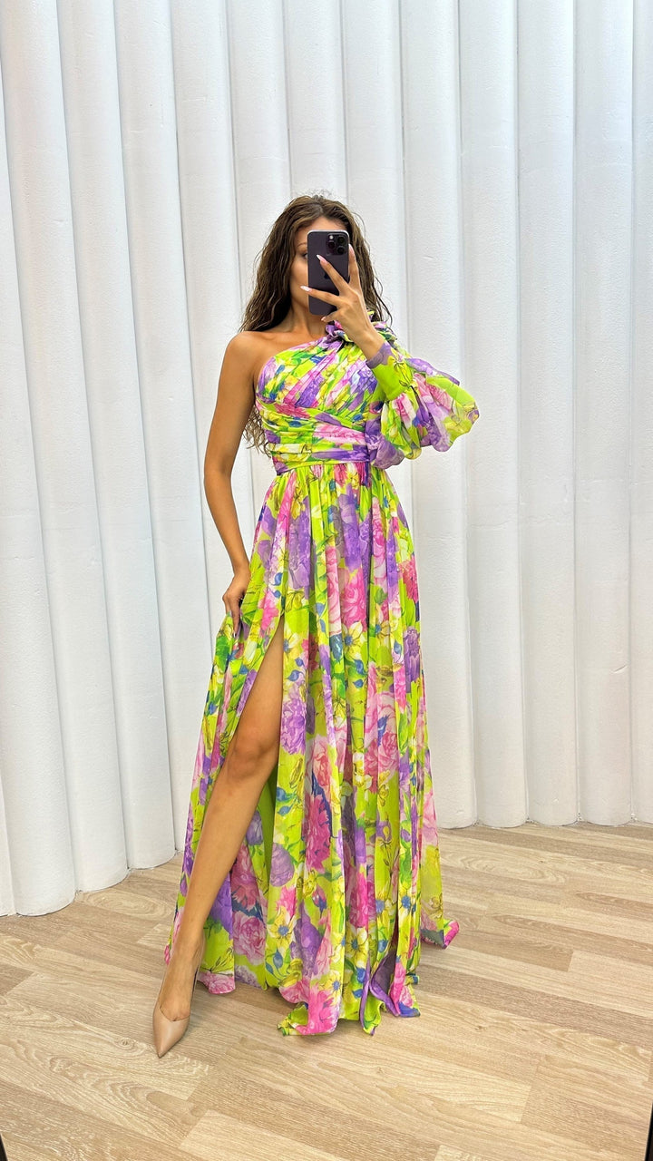 Kaia – Robe Drapée Intemporelle