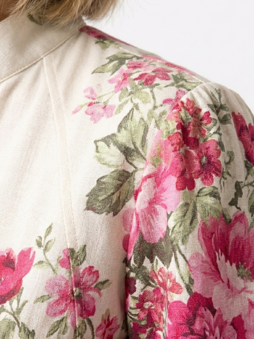 Kennedy | Robe Maxi Fleurie à Ceinture