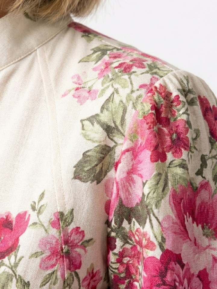 Kennedy | Robe Maxi Fleurie à Ceinture