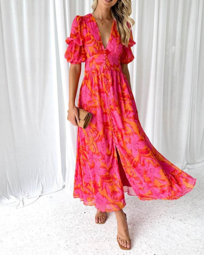 Skylar – Robe Imprimée Fluide