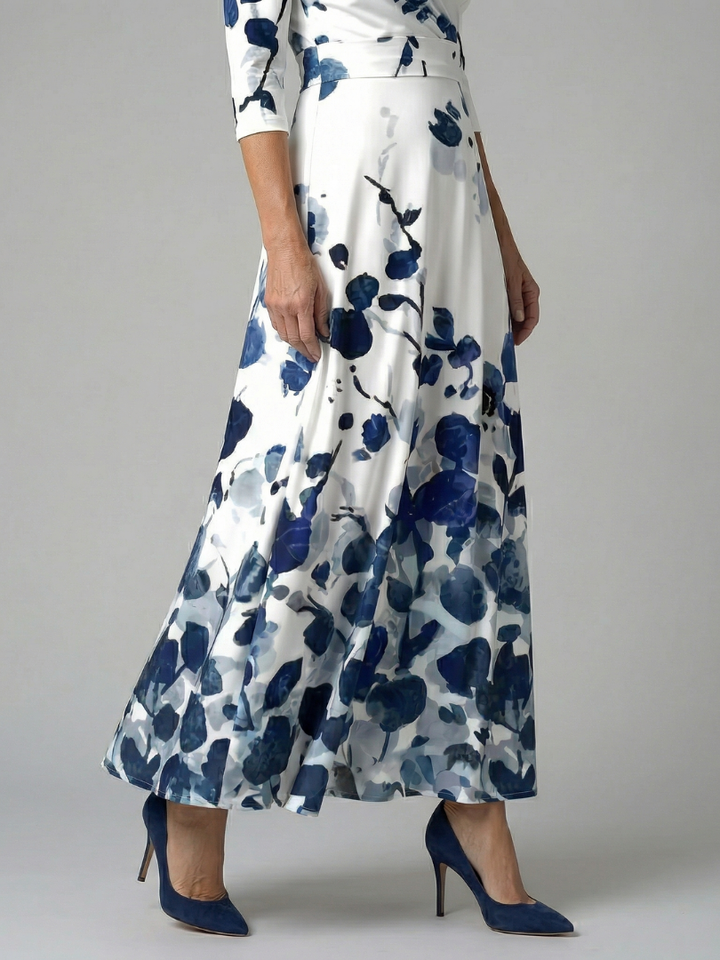 Celine | Robe Midi Croisée