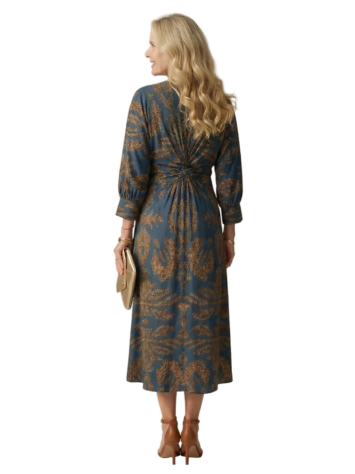 Lune | Robe Midi Wrap Naturelle