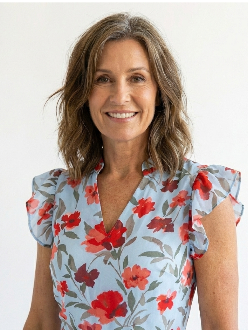 Lila | Midi Floral Élégant