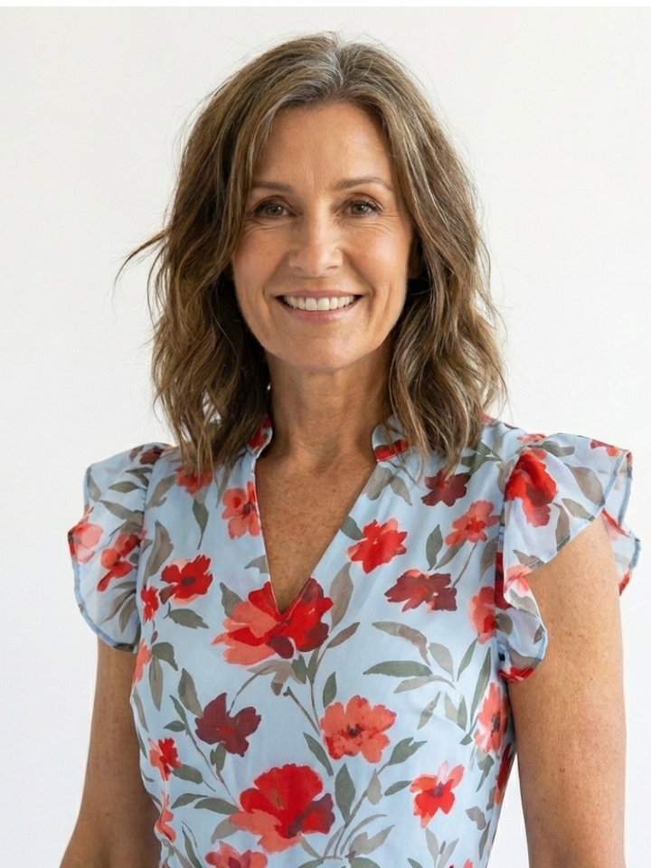 Lila | Midi Floral Élégant