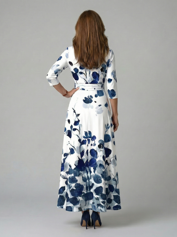Celine | Robe Midi Croisée