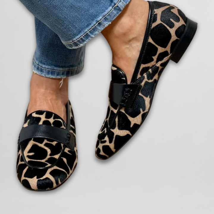 Léopard | Mocassin à imprimé animal