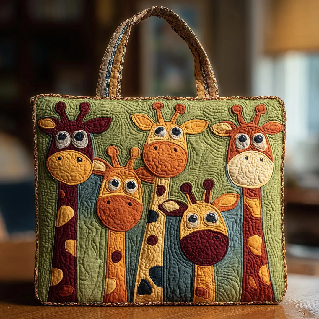 Sac artisanal girafe fait main – design animalier élégant – Aveline Lyon
