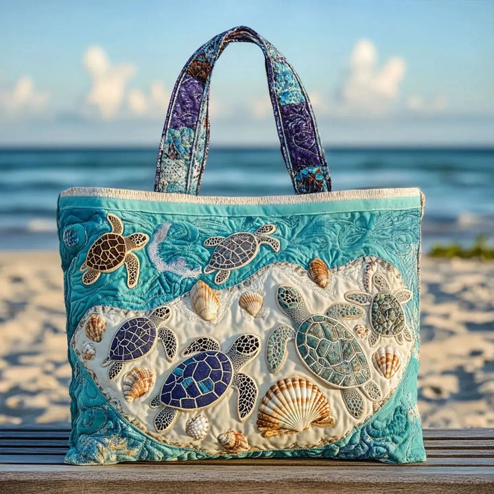 Sac artisanal amour pour les tortues fait main – design animalier tendre – Aveline Lyon