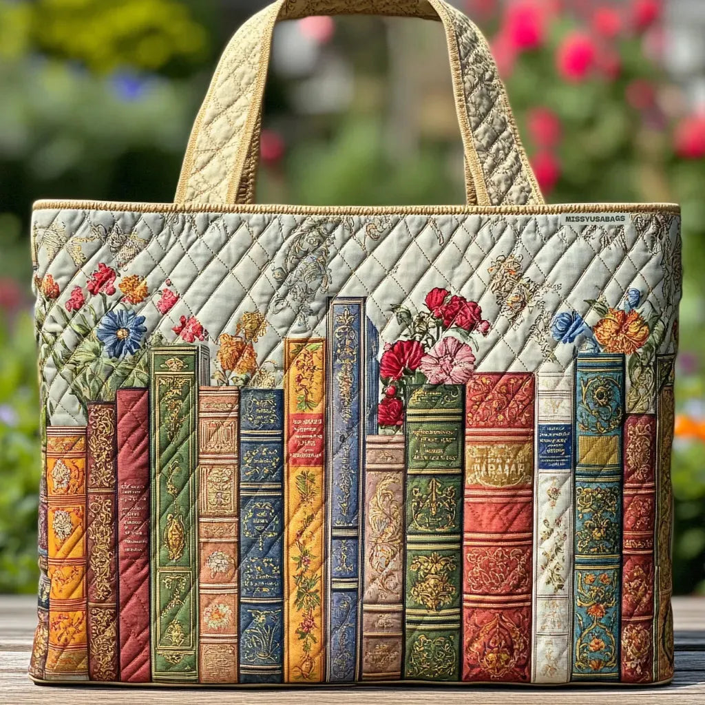 Sac artisanal bibliothèque enchantée fait main – design magique littéraire – Aveline Lyon