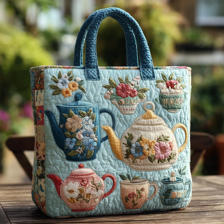 Sac artisanal motif floral fait main – design fleuri coloré – Aveline Lyon