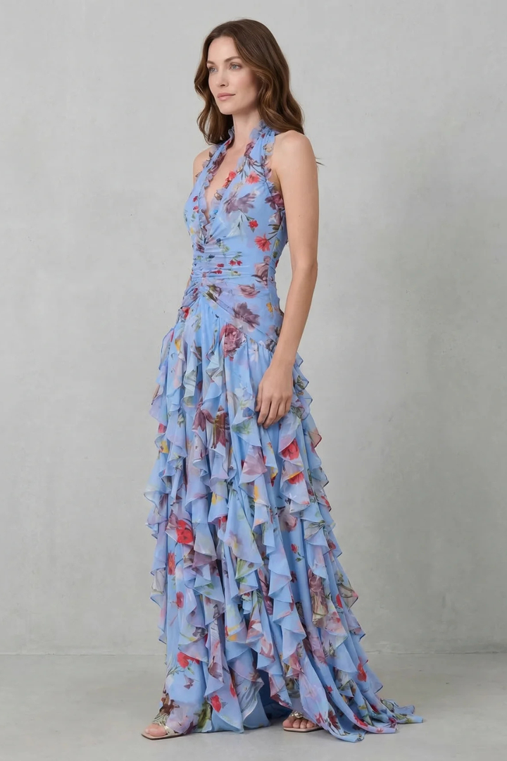 Belladina | Robe Maxi à Dos Nu