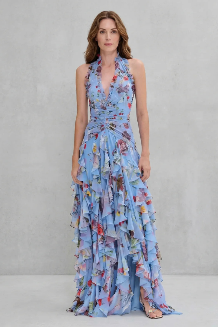 Belladina | Robe Maxi à Dos Nu