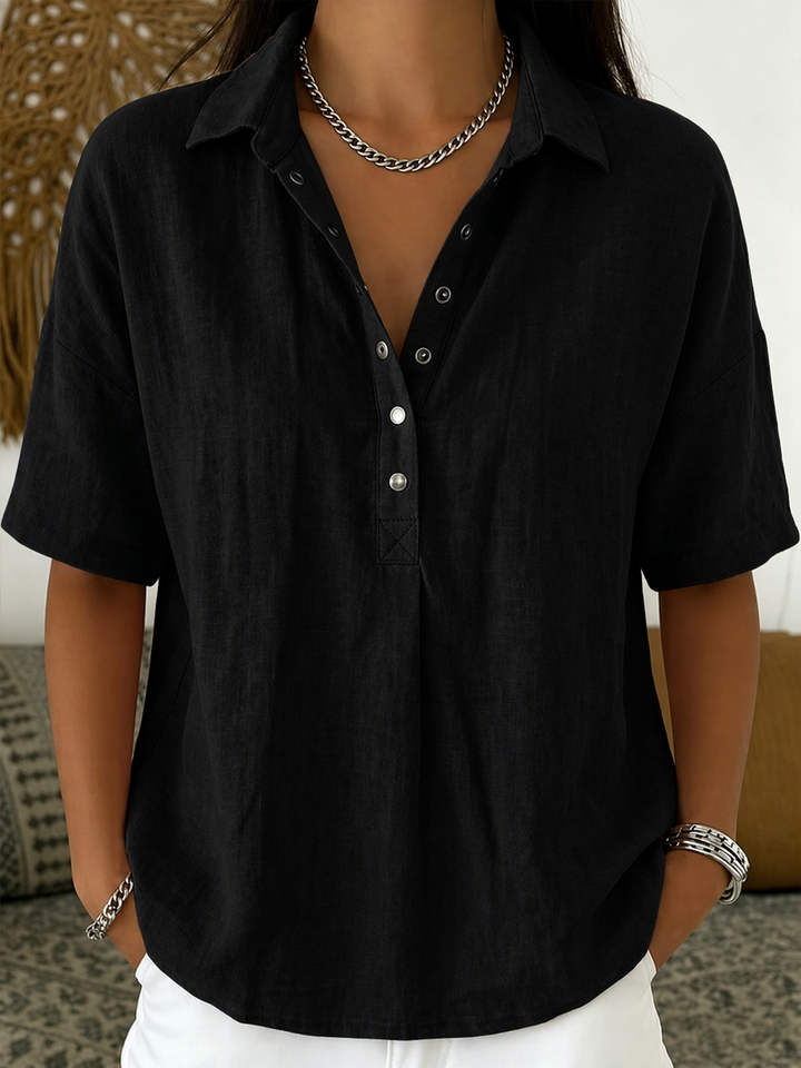 Chloé - Blouse oversize à boutons