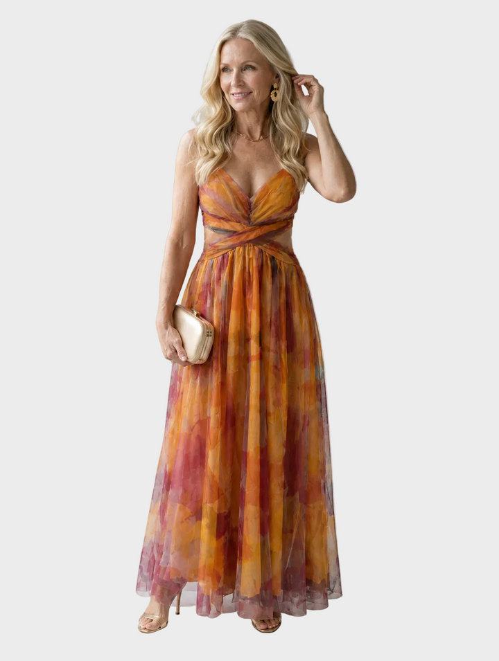 Isel robe maxi soft wrap femme – tissu doux coupe enveloppante – Aveline Lyon
