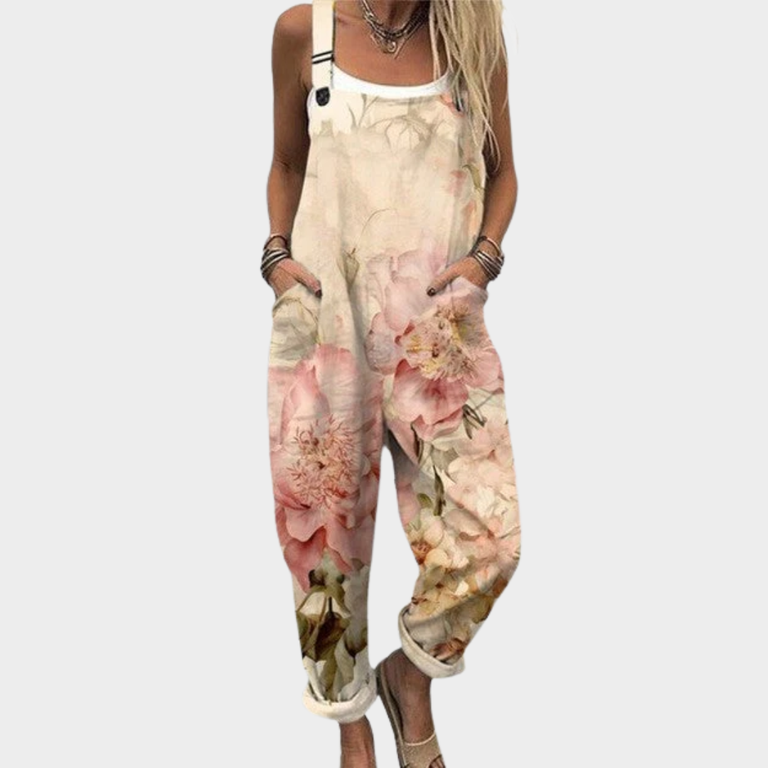 Pantalon à Bretelles Imprimé